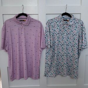 Cremieux Performance Polo Golf Shirts - Lot of 2